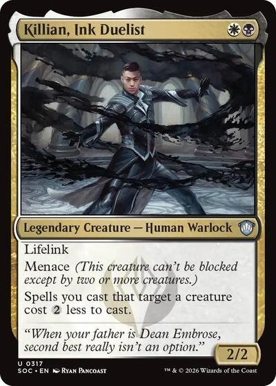 Killian, Ink Duelist (Commander: Secrets of Strixhaven) Near Mint