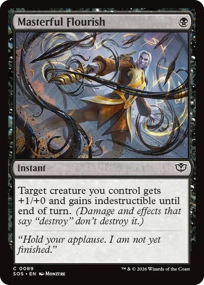 Masterful Flourish (Secrets of Strixhaven) Near Mint Foil