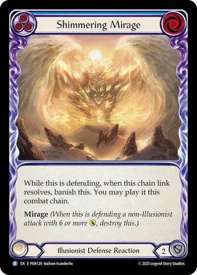Shimmering Mirage (Blue) (Compendium of Rathe) Near Mint Foil