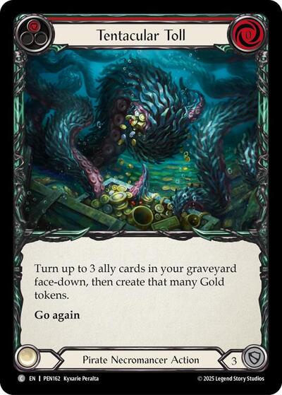 Tentacular Toll (Red) (Compendium of Rathe) Near Mint