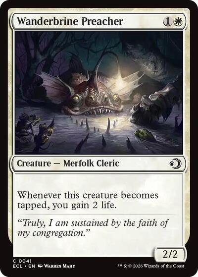 Wanderbrine Preacher (Lorwyn Eclipsed) Near Mint