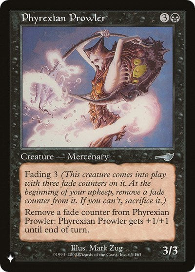Phyrexian Prowler (The List) Near Mint
