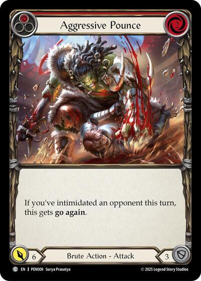 Aggressive Pounce (Red) (Compendium of Rathe) Near Mint