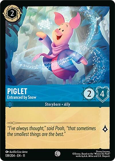 Piglet - Entranced by Snow (Winterspell) Near Mint