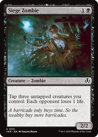 Siege Zombie (Innistrad Remastered) Near Mint Foil