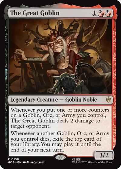 The Great Goblin (The Hobbit) Near Mint Foil