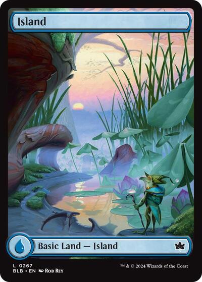 Island (0267) (Bloomburrow) Near Mint Foil