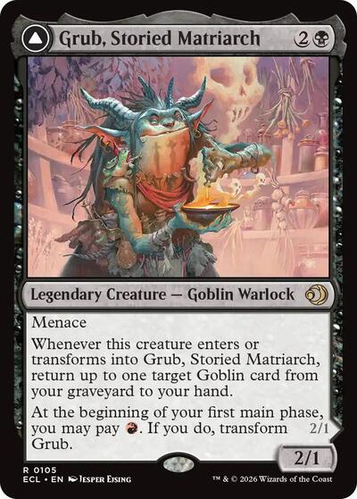 Grub, Storied Matriarch (Lorwyn Eclipsed) Light Play Foil