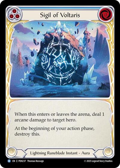 Sigil Of Voltaris (Blue) (Compendium of Rathe) Near Mint