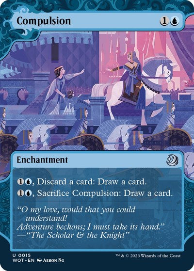Compulsion (Wilds of Eldraine: Enchanting Tales) Near Mint Foil