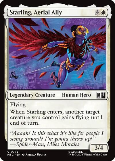 Starling, Aerial Ally (Commander: Marvel Super Heroes) Near Mint