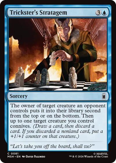 Trickster's Stratagem (Marvel Super Heroes) Near Mint Foil