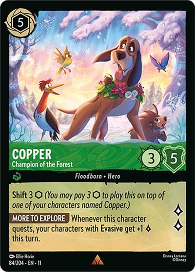 Copper - Champion of the Forest (Winterspell) Near Mint