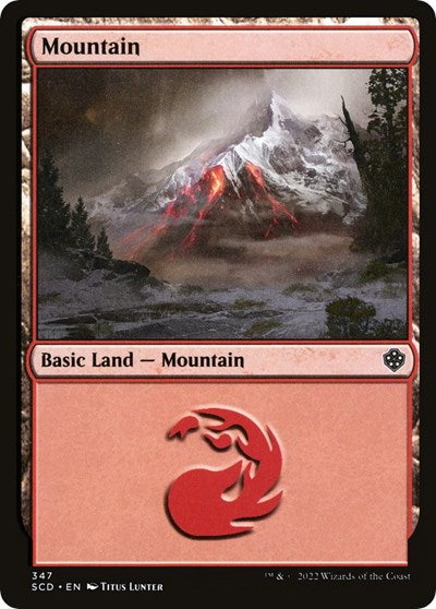 Mountain (347) (Commander 2022 Starter Decks) Near Mint