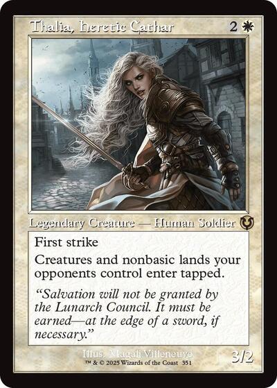 Thalia, Heretic Cathar (Retro Frame) (Innistrad Remastered) Near Mint
