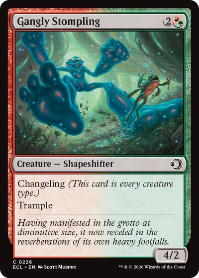 Gangly Stompling (Lorwyn Eclipsed) Near Mint Foil