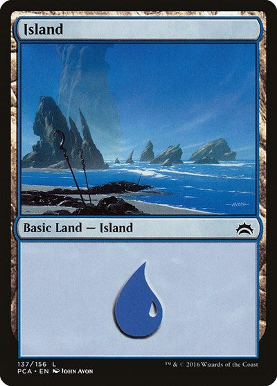 Island (137) (Planechase Anthology) Near Mint