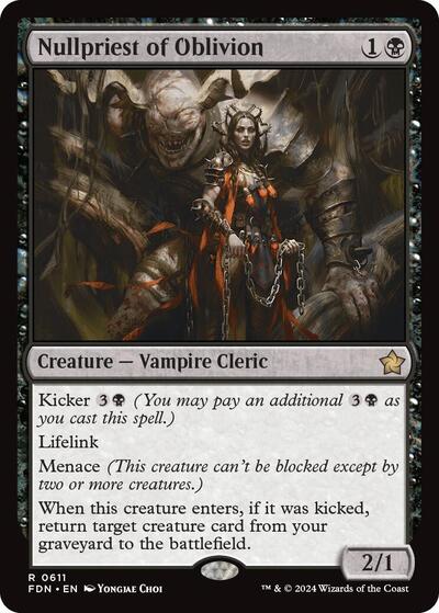 Nullpriest of Oblivion (Foundations) Near Mint