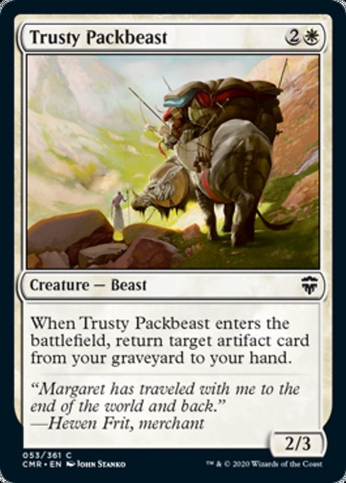Trusty Packbeast (Commander Legends) Near Mint Foil