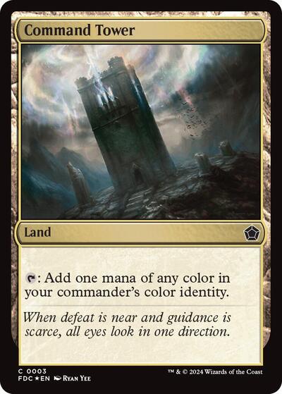 Command Tower (Commander: Foundations) Near Mint Foil