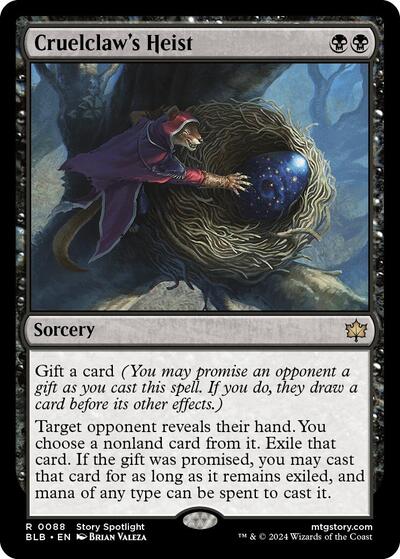Cruelclaw's Heist (Bloomburrow) Near Mint