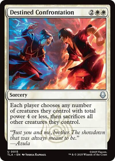 Destined Confrontation (Avatar: The Last Airbender) Near Mint Foil