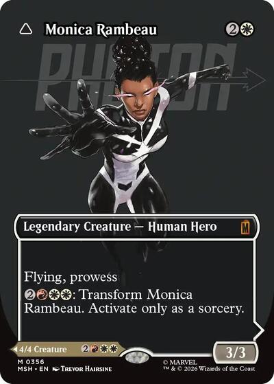 Monica Rambeau (Borderless) (0356) (Marvel Super Heroes) Near Mint