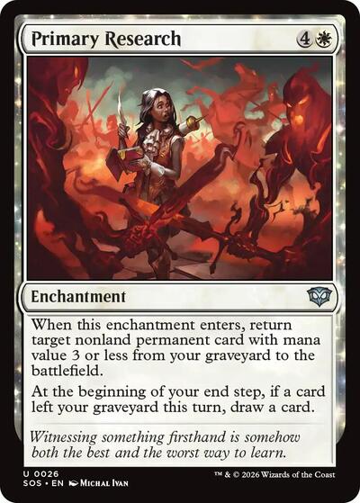 Primary Research (Secrets of Strixhaven) Near Mint Foil