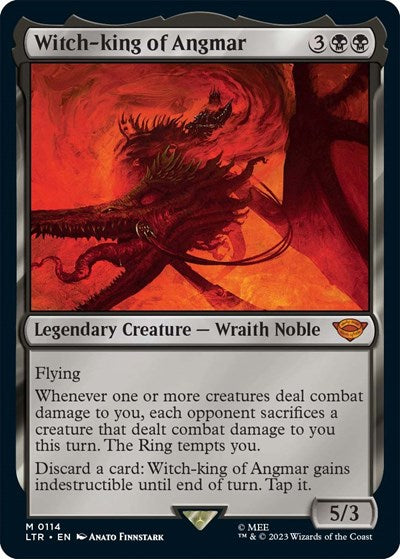 Witch-king of Angmar (Universes Beyond: The Lord of the Rings: Tales of Middle-earth) Near Mint Foil