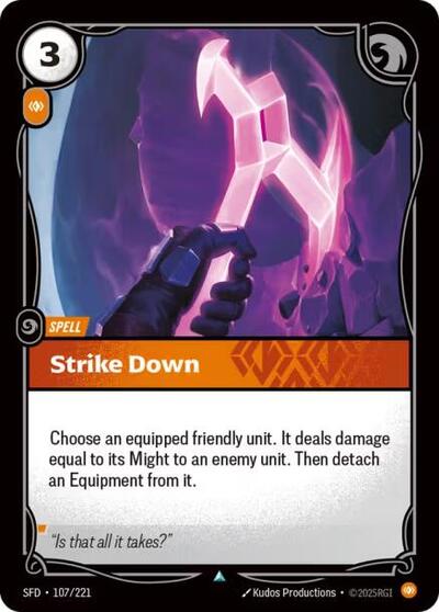 Strike Down (Spiritforged) Near Mint