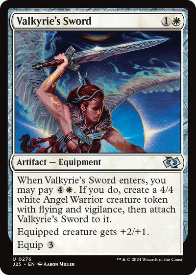 Valkyrie's Sword (Foundations Jumpstart) Near Mint