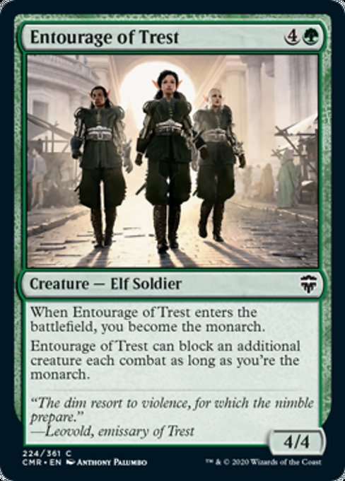 Entourage of Trest (Commander Legends) Near Mint Foil