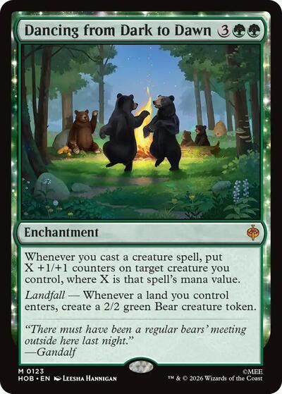 Dancing from Dark to Dawn (The Hobbit) Near Mint Foil