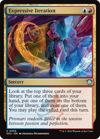 Expressive Iteration (Commander: Secrets of Strixhaven) Near Mint