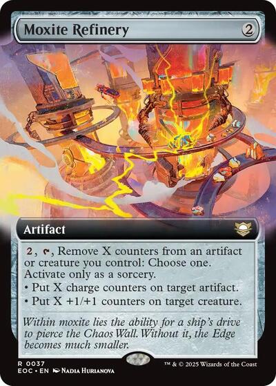 Moxite Refinery (Extended Art) (Commander: Edge of Eternities) Near Mint