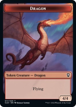 Dragon Token (Commander Legends: Battle for Baldur's Gate) Near Mint