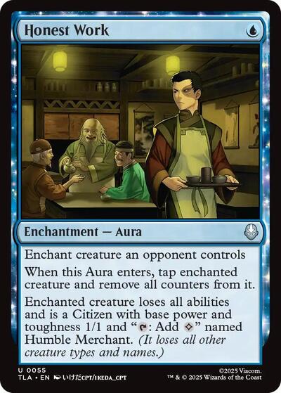 Honest Work (Avatar: The Last Airbender) Near Mint