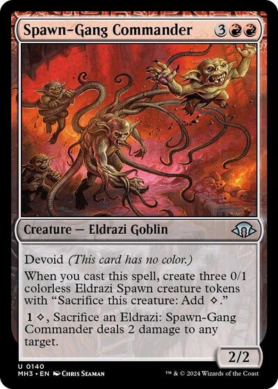 Spawn-Gang Commander (Modern Horizons 3) Near Mint Foil