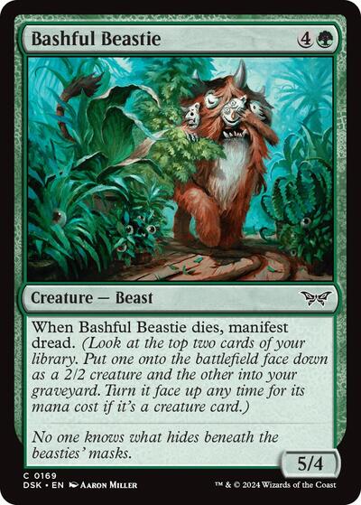 Bashful Beastie (Duskmourn: House of Horror) Near Mint Foil