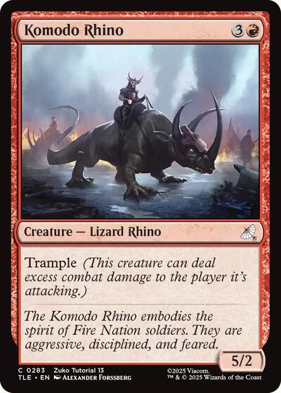 Komodo Rhino (0283) (Avatar: The Last Airbender: Eternal-Legal) Near Mint