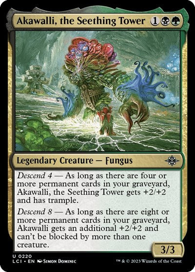 Akawalli, the Seething Tower (The Lost Caverns of Ixalan) Near Mint