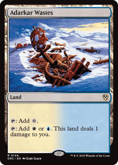 Adarkar Wastes (Commander: Aetherdrift) Near Mint