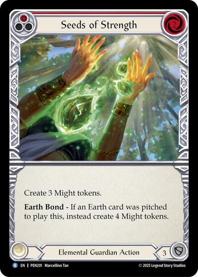 Seeds Of Strength (Red) (Compendium of Rathe) Near Mint Foil