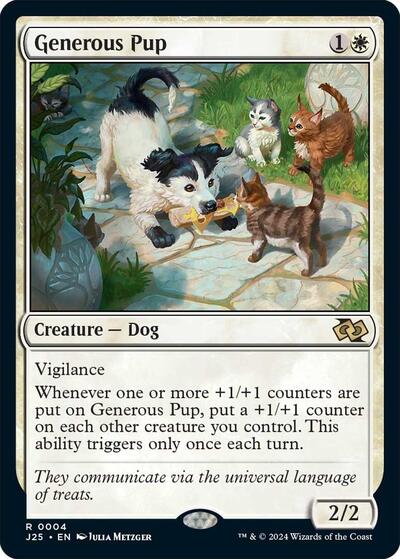 Generous Pup (Foundations Jumpstart) Near Mint