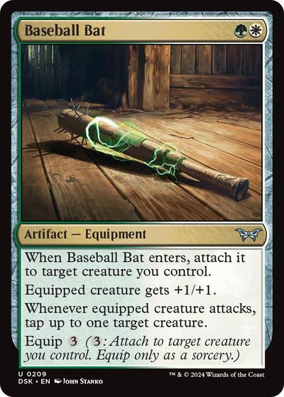 Baseball Bat (Duskmourn: House of Horror) Near Mint Foil
