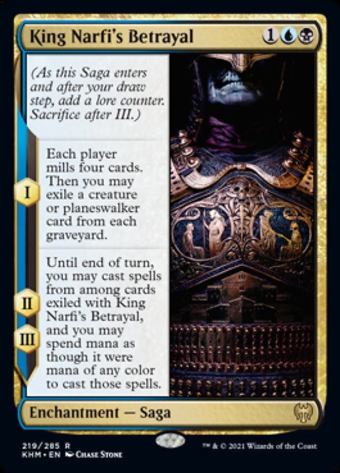 King Narfi's Betrayal (Kaldheim) Near Mint Foil
