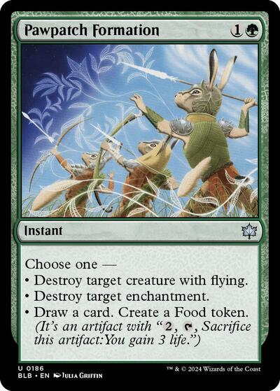 Pawpatch Formation (Bloomburrow) Near Mint Foil