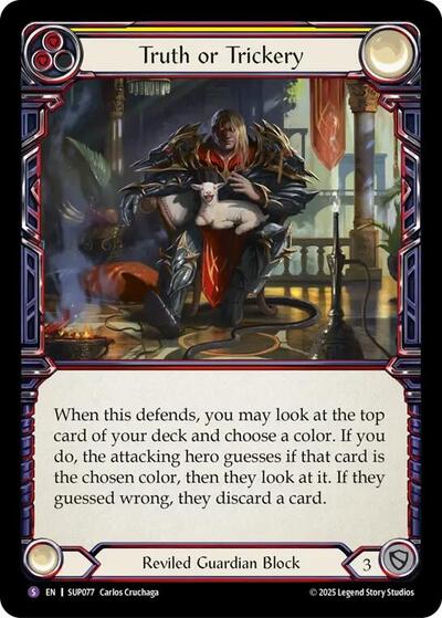 Truth or Trickery (Super Slam) Near Mint Foil