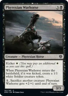 Phyrexian Warhorse (Dominaria United) Near Mint Foil
