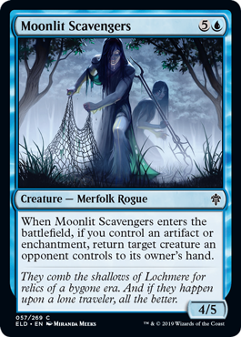 Moonlit Scavengers (Throne of Eldraine) Near Mint Foil